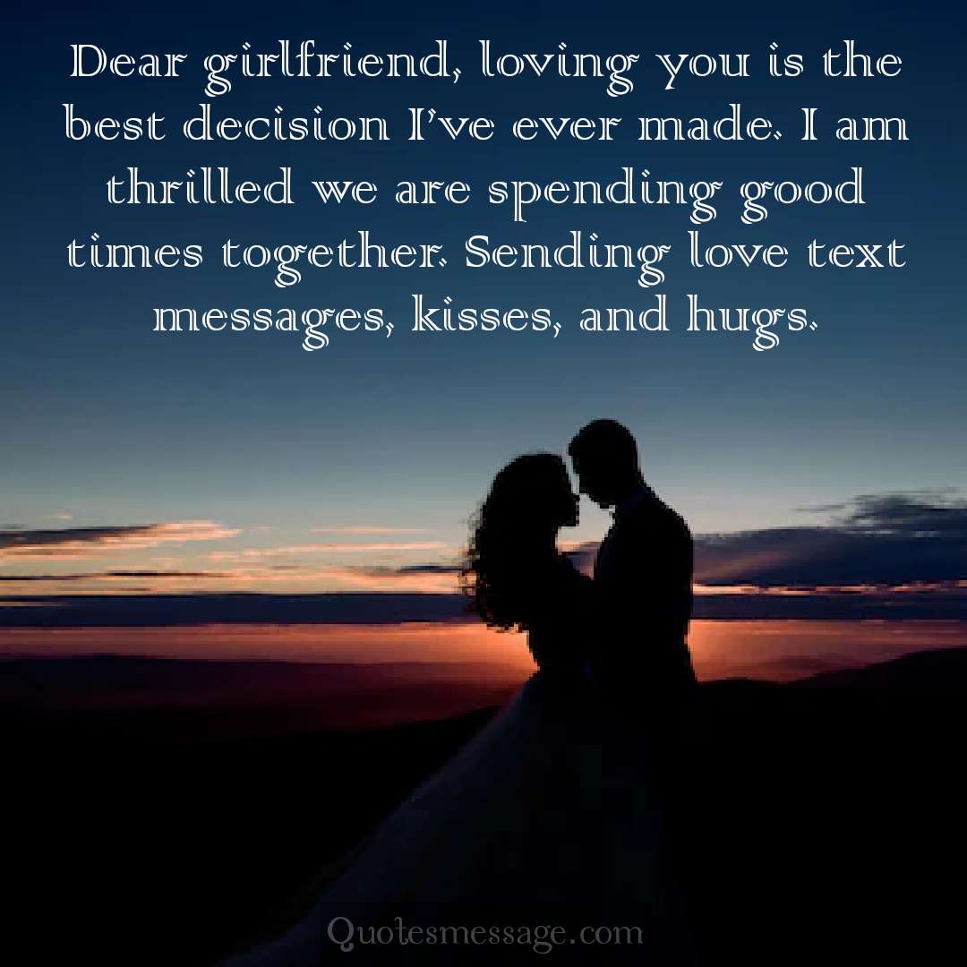 100+ Love Messages For Girlfriend - Quotesmessage.com