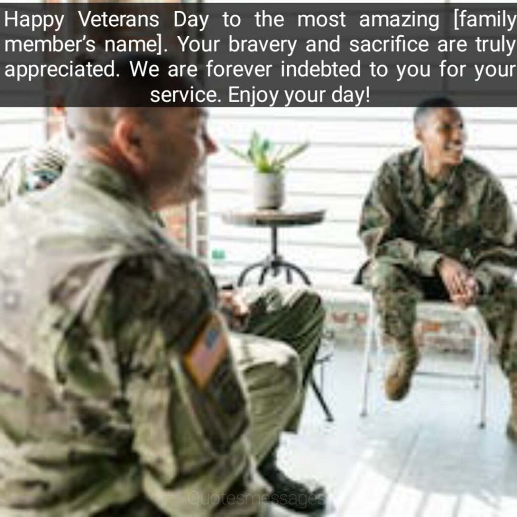 Happy Veterans Day messages