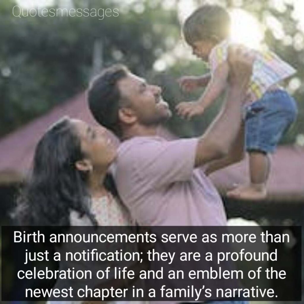 Baby Birth Announcement wordings