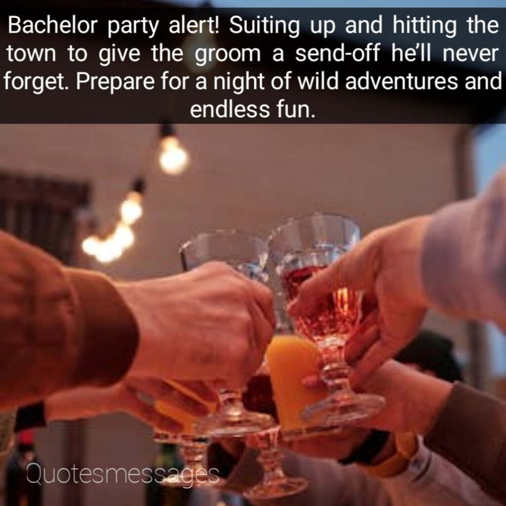 Bachelor party Quotes