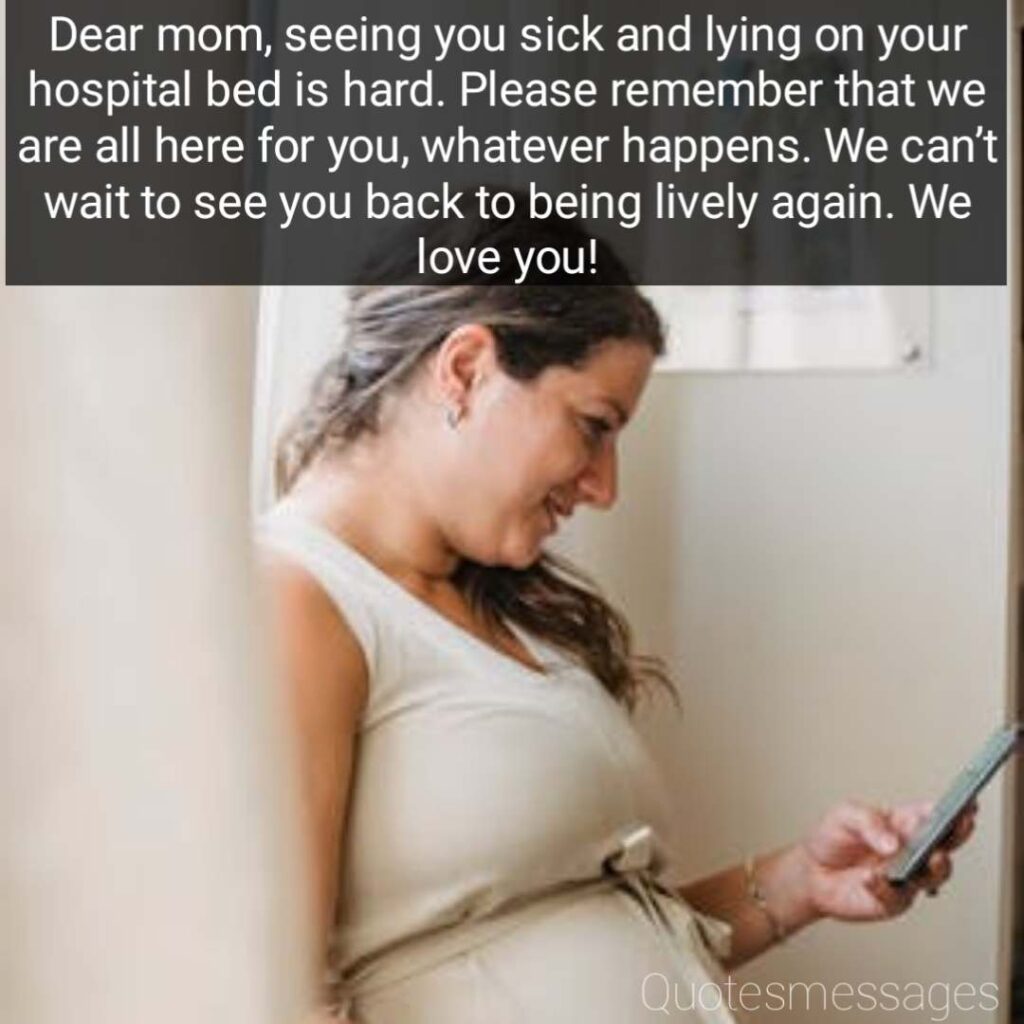 Get well soon Messages For Mothers