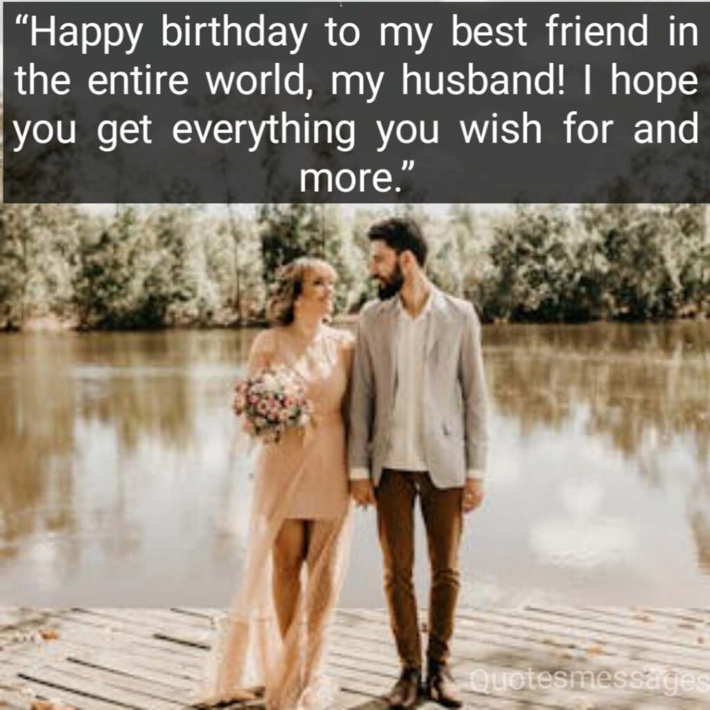 Romantic Birthday wishes for Husband