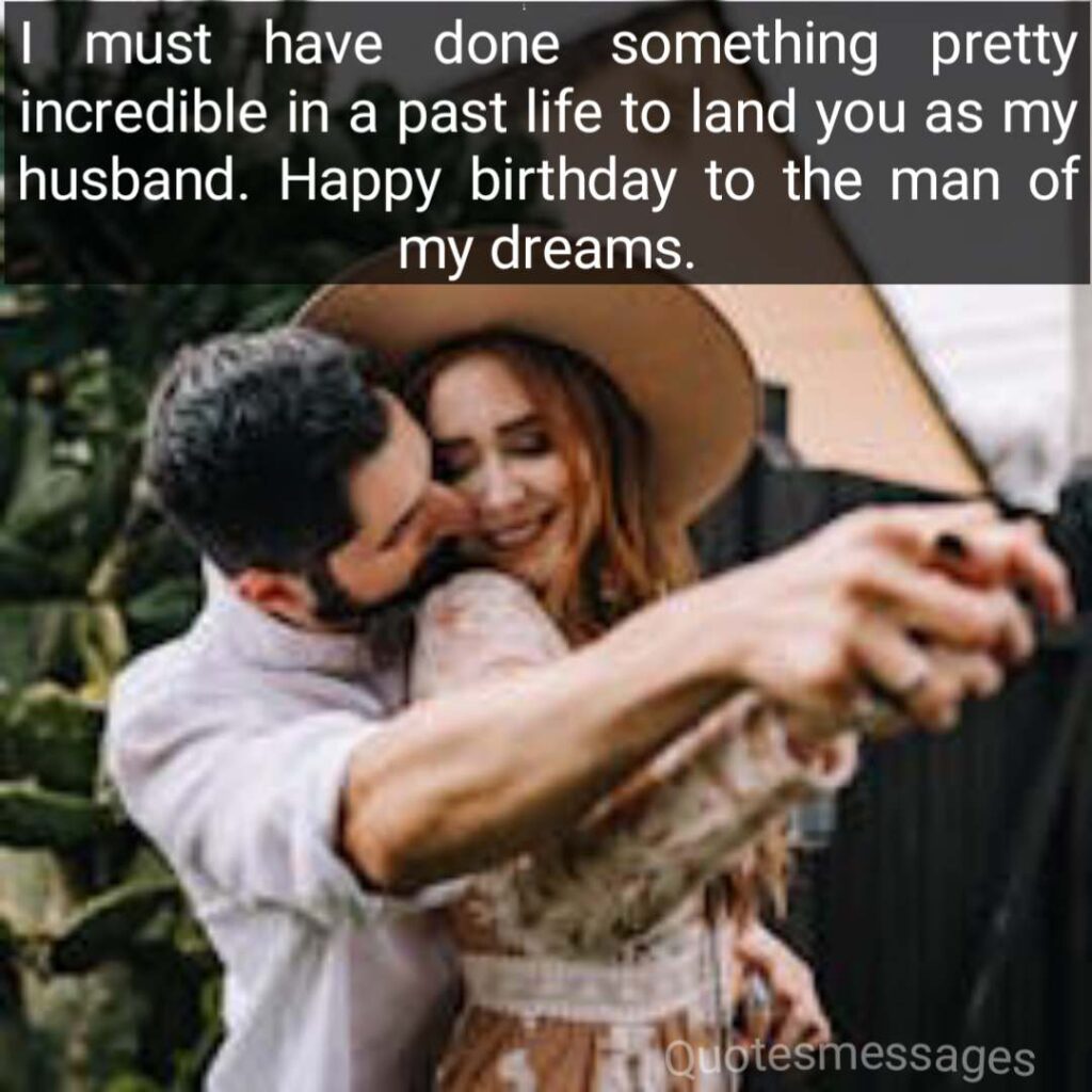 Romantic Birthday wishes for Husband