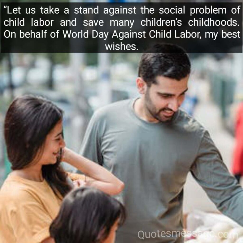 Against Child Labour