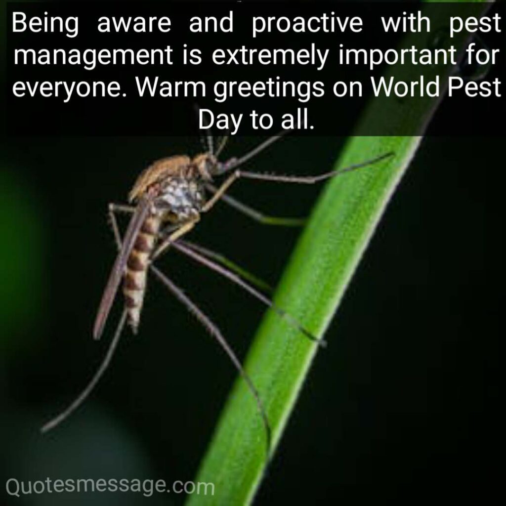 World Pest Day Quotes