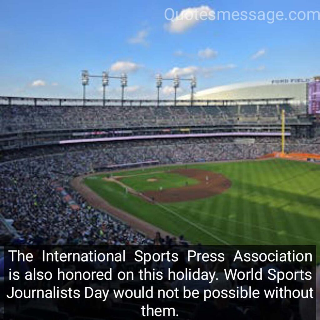 Sports Journalist Day